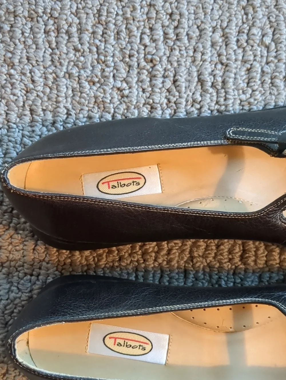 NWOT Talbots Leather Mary Jane's Made In Brazil